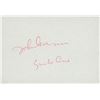 Image 1 : John Lennon and Yoko Ono signature cut
