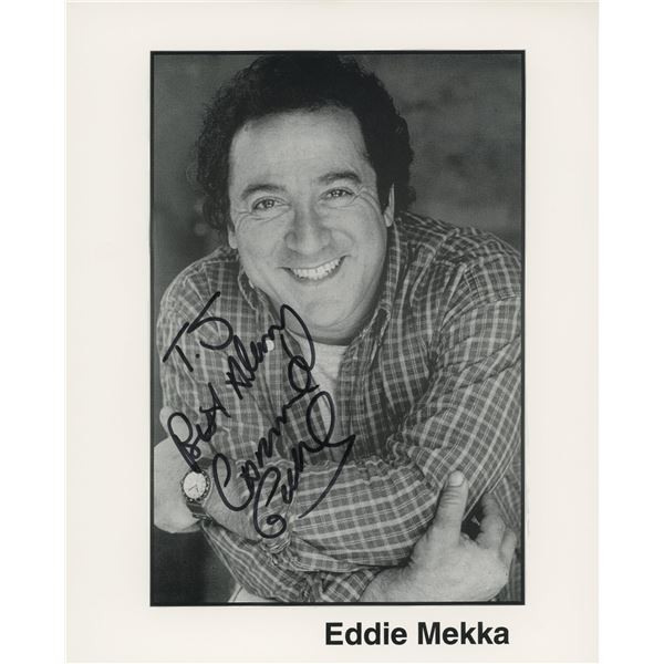 Eddie Mekka signed photo