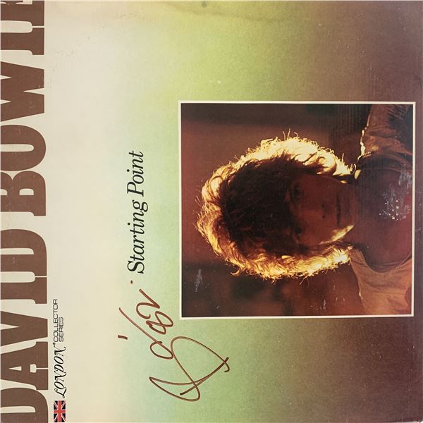 David Bowie Starting Point signed album