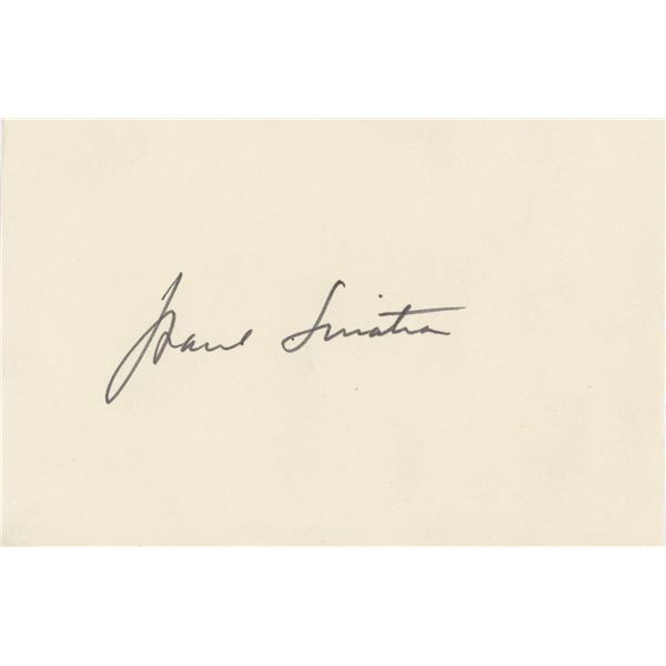Frank Sinatra original signature
