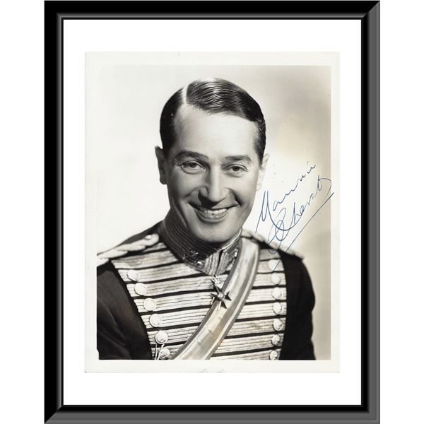 Maurice Chevalier signed photo