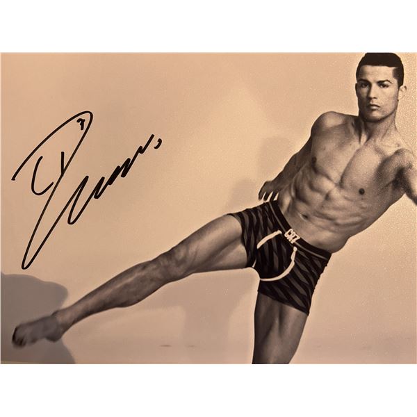 Cristiano Ronaldo signed photo