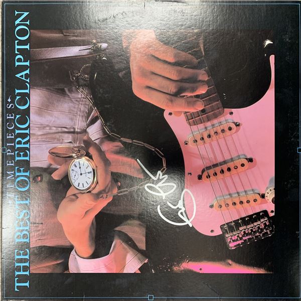 Eric Clapton The Best of Eric Clapton signed album