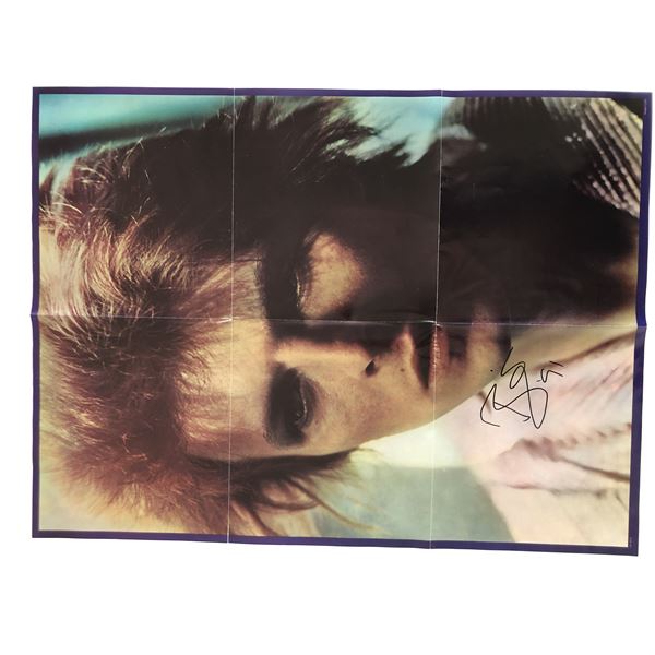 David Bowie signed poster