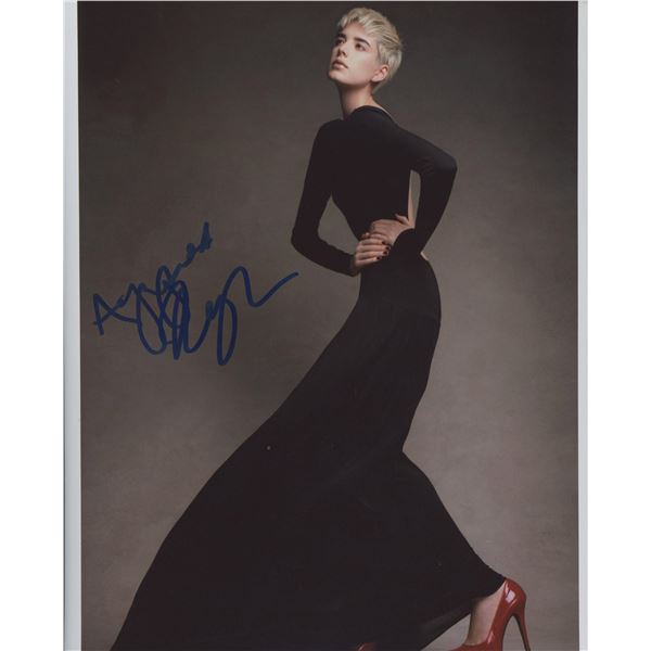 Agyness Deyn signed photo