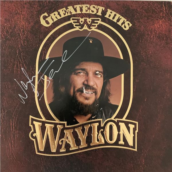 Waylon Jennings signed record