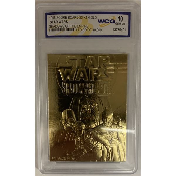Star Wars 1996 Shadows of the Empire 23 Karat Gold Card