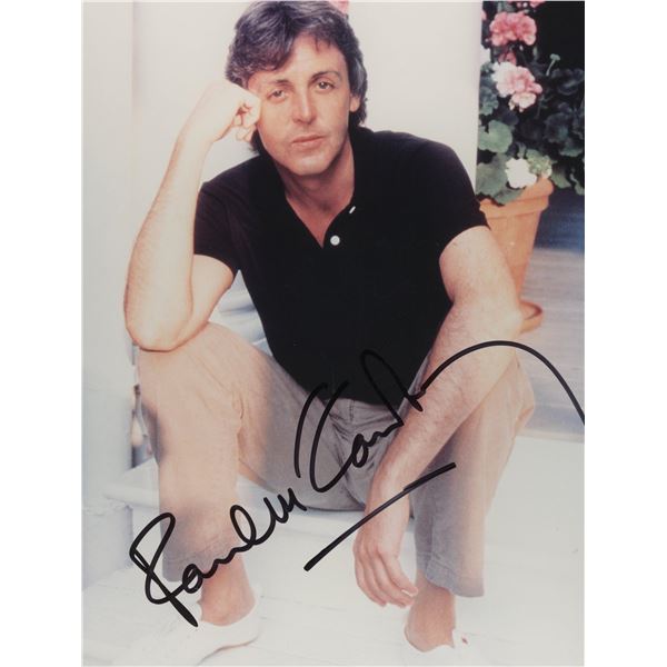 Paul McCartney signed photo