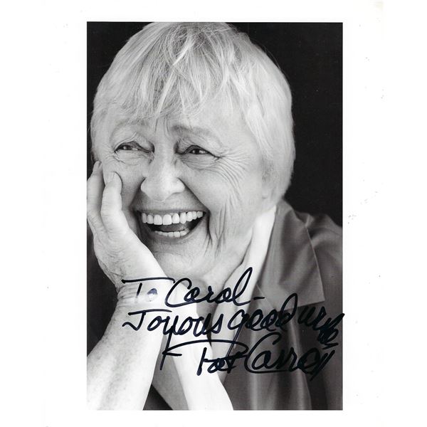 Laverne and Shirley Pat Carroll signed photo
