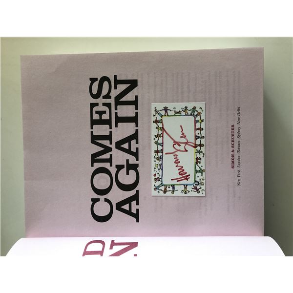 Howard Stern Comes Again signed book