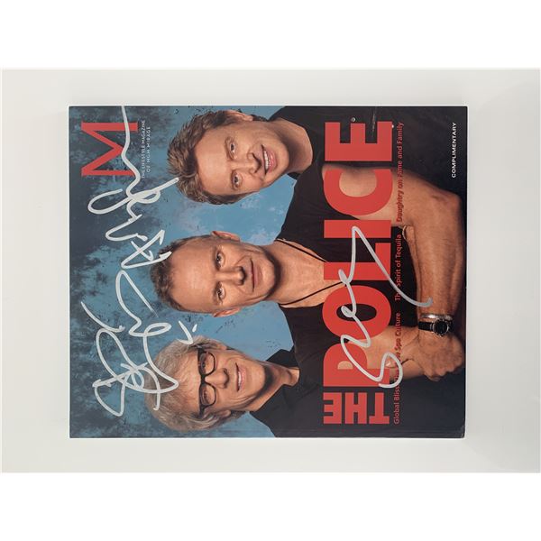 The Police signed MGM magazine