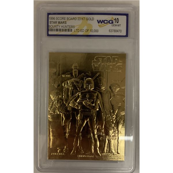 Star Wars Bounty Hunter 23 Karat  gold card