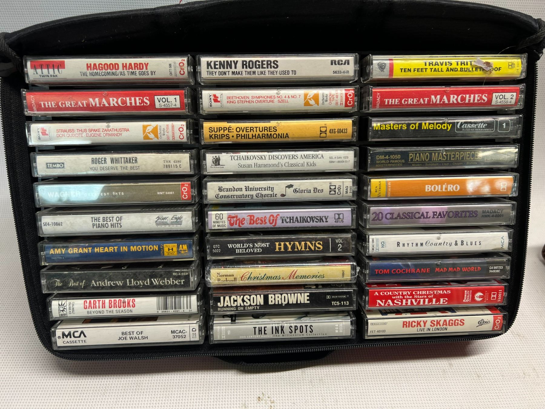 approximately 120 Cassette tapes various artists as pictured