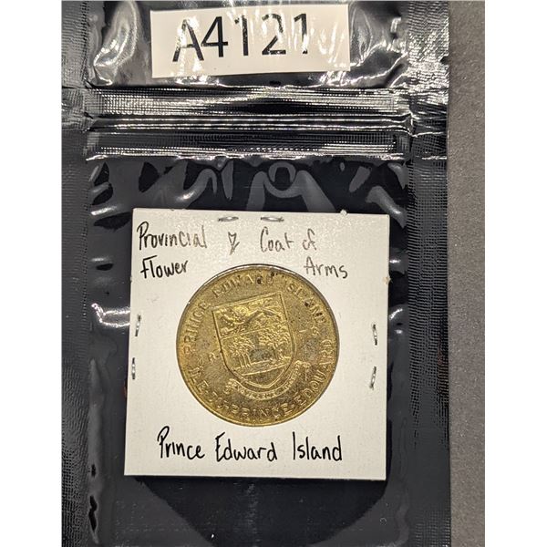 PEI Provincial Flower and Coat of Arms Coin (A4121)