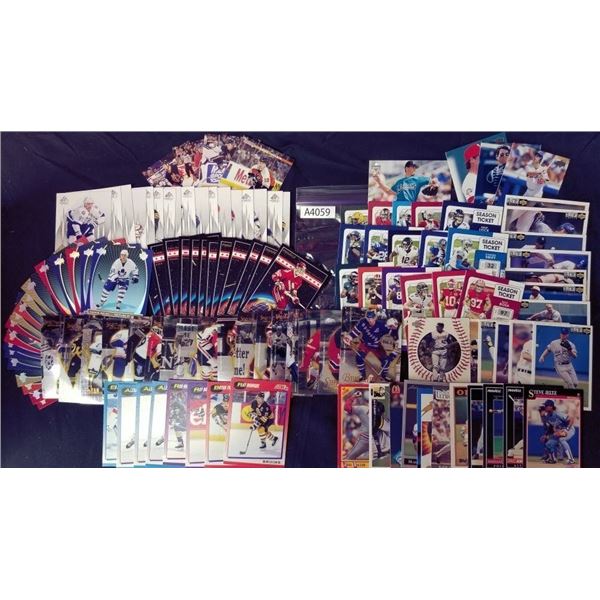 Mixed Hockey and Baseball Cards (A4059)