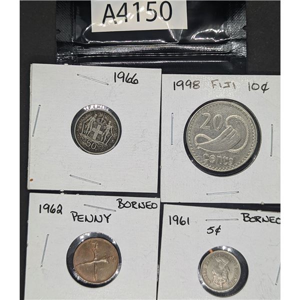 Four World Coins, 1960s and 1990s (A4150)