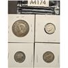 Image 1 : Four UK and NZ Coins, various dates (A4174)