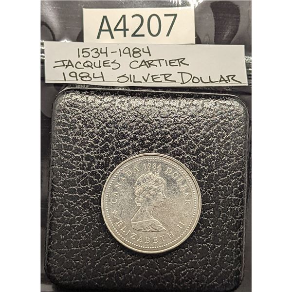 Jacques Cartier Silver Dollar 1534-1984 (A4207)