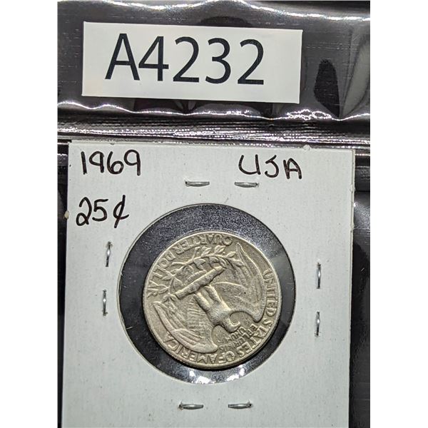1969 US Quarter (A4232)