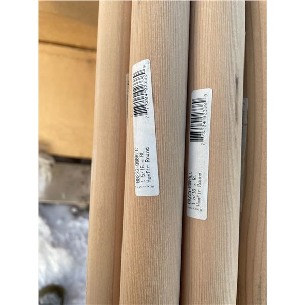 Alexandria Moulding 1-5/16" Hemlock Full Round Moulding ,