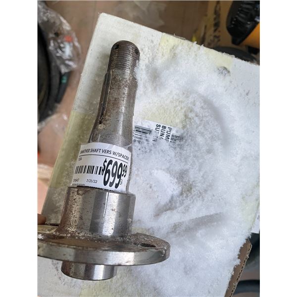 Swather shaft spacer vers