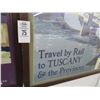 Image 2 : Tuscany/Rome Advertising Poster - 24" x 34" - 2 X $