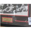 Image 2 : 27" x 26" Signed & Framed Mohammed Ali Photo - Damaged