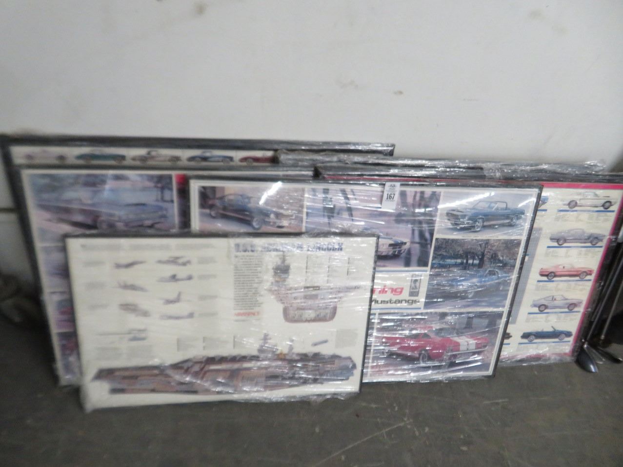 6-Framed Classic Car & Aircraft Carrier Print - 6 X $ - Bay Area ...