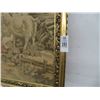 Image 2 : Gold Guilded Framed Tapestry - 81" x 42"