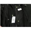 Image 2 : Black Suede Ghost Rider's Duster Coat - Buttons Marked "Coach" - Size 1X?