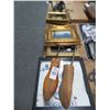 Image 1 : Wood Shoe Forms (2), Art Work In Carved Frames