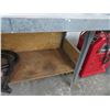 Image 3 : 8' Metal On Wood Work Table
