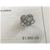 Image 2 : 14K WG Diamond Ring 2.4 Grams - Retail Replacement Value $1850.00