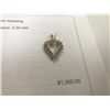 Image 2 : 10K YG Diamond Heart Pendant 3.1 Grams - $1,350.00