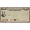 Image 1 : WWII 100 DOLLAR SAVINGS BOND POSTER