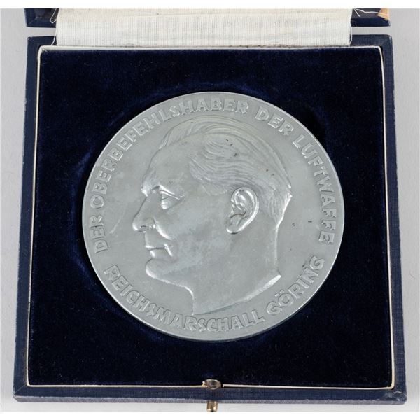 CASED HERMANN GORING LUFTWAFFE TABLE MEDAL