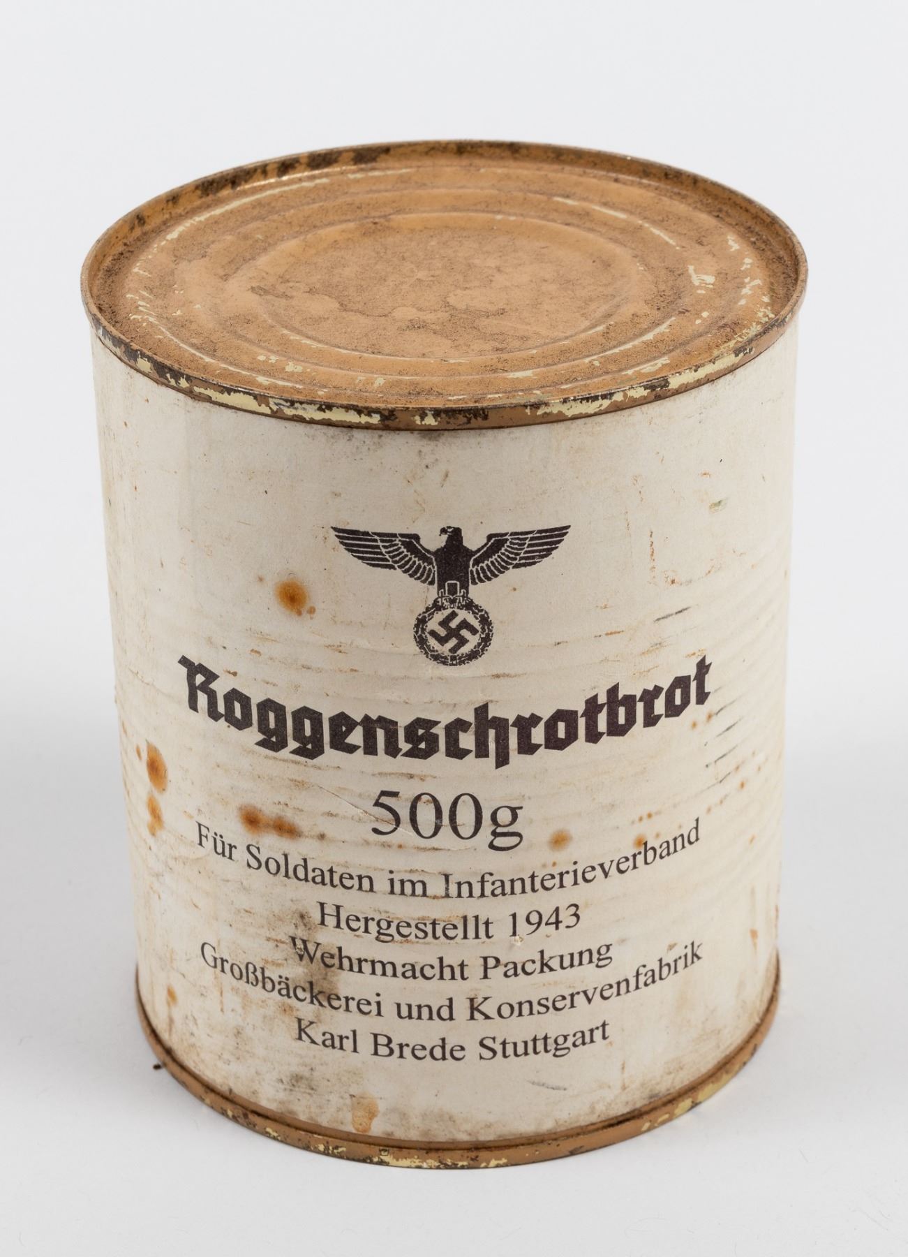 WWII GERMAN WEHRMACHT CANNED BREAD