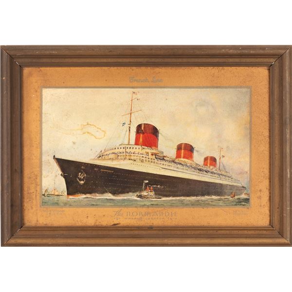 ss-normandie-french-line-framed-print
