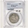 1866-S Seated Liberty Half PCGS VF30 No Motto