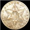 1858 Silver Three Cent NEARLY UNCIRCULATED