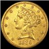 1886-S $5 Gold Half Eagle UNCIRCULATED