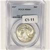 1937 Walking Liberty Half Dollar PCGS MS66+