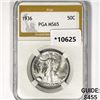 Image 1 : 1936 Walking Liberty Half Dollar PGA MS65