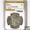 Image 1 : 1934-S Silver Peace Dollar PGA AU55+