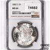 Image 1 : 1882-S Morgan Silver Dollar NGC MS64