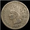 Image 1 : 1867 Indian Head Cent NICELY CIRCULATED
