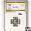 Image 1 : 1837 Seated Liberty Dime PGA MS62