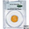 Image 1 : 1872 CAC Indian Head Cent PCGS MS64 RB