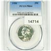 Image 1 : 1950 Washington Silver Quarter PCGS PR64