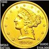Image 1 : 1840-D $5 Gold Half Eagle CHOICE BU DETAIL